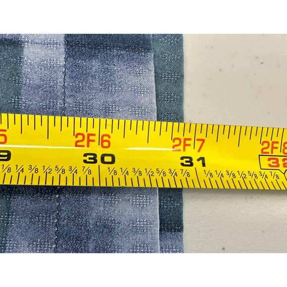 Tommy Bahama Shirt Mens Sz L Blue Green Geometric Plaid 100% Silk Camp Short SL - Picture 6 of 10